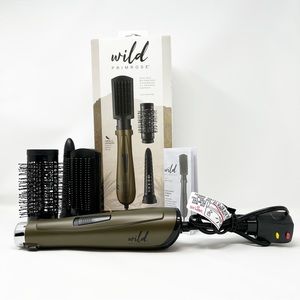 Conair Wild Primrose Hot Air Styler - Paddle Brush, Curling Wand, & Round Brush